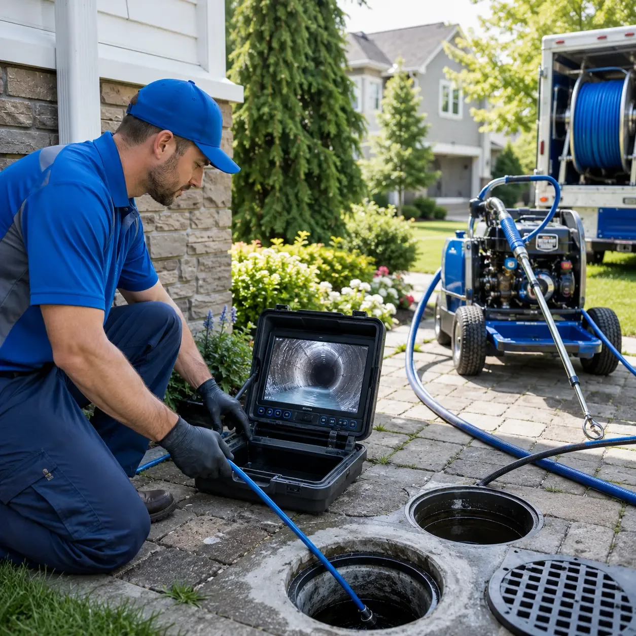 Outdoor drain cleaning professionals serving Delaware, OK